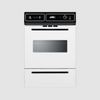 Summit 24" Wide Electric Wall Oven, 220/240V and 115/120V TEM721BKW